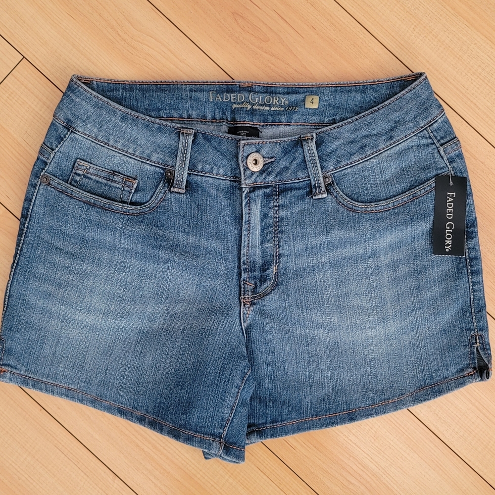 3/$20 NWT Faded Glory Denim Shorts